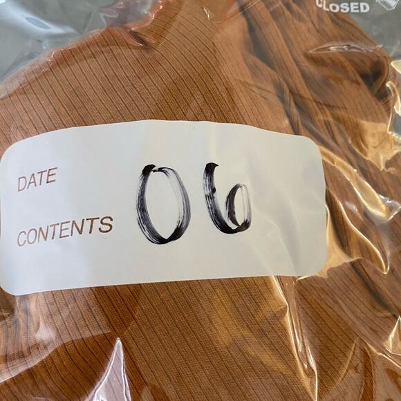 Everlane womens super soft zip polo long sleeve collared ribbed minimalist L - Picture 9 of 9